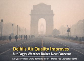 Strong Winds Improve Delhi’s Air Quality, AQI Still Remains ‘Poor’