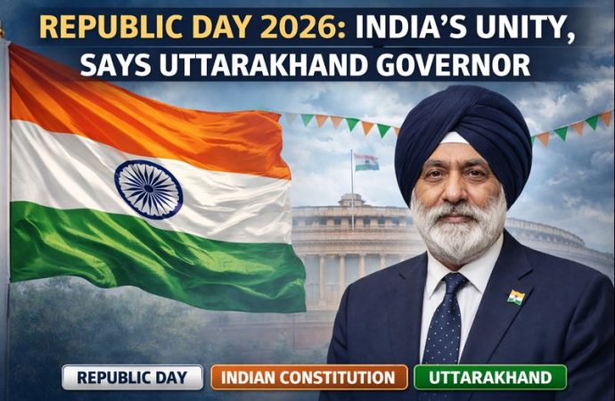 Republic Day Highlights India’s Unity Based on Constitutional Values: Uttarakhand Governor