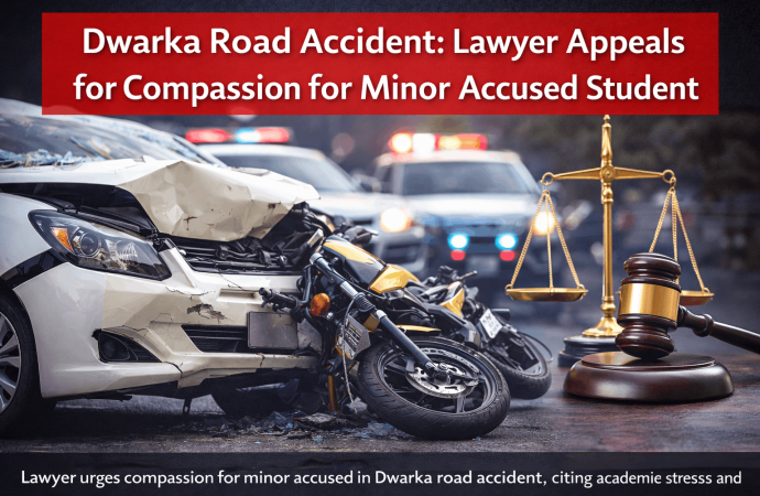 Dwarka Road Accident: Lawyer Appeals for Compassion for Minor Accused Student